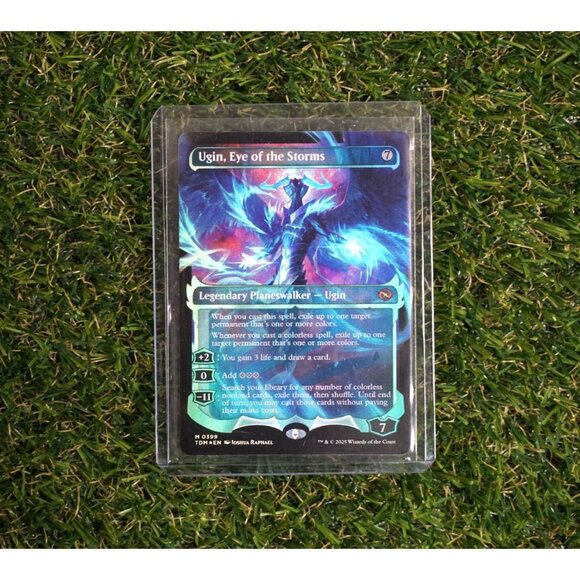 Ugin, Eye of the Storms Foil Showcase MTG Tarkir Dragonstorm TDM #399 Pack Fresh - Picture 1 of 6